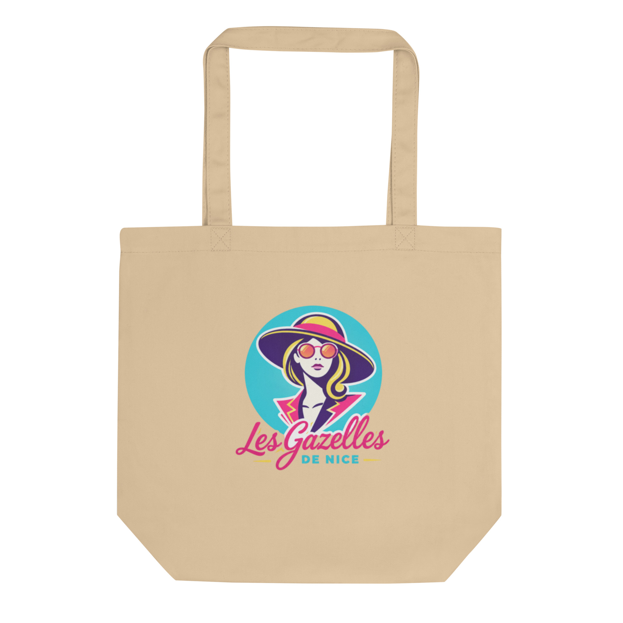 Tote bag Les Gazelles de Nice — Logo bleu