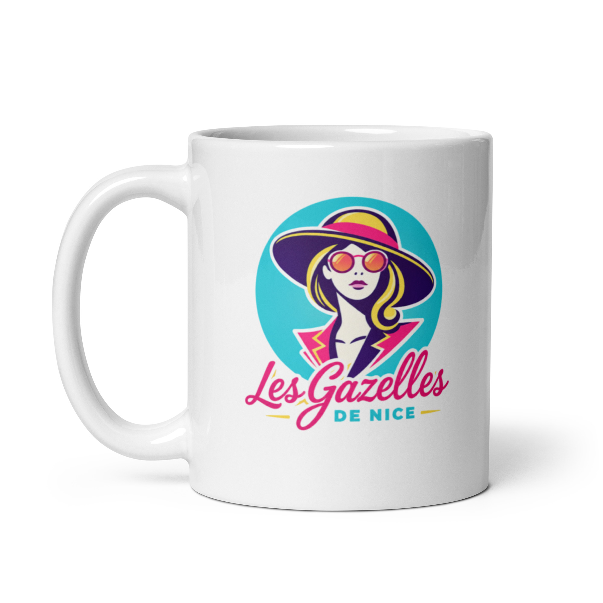 Mug Les Gazelles — Logo bleu – Image 2