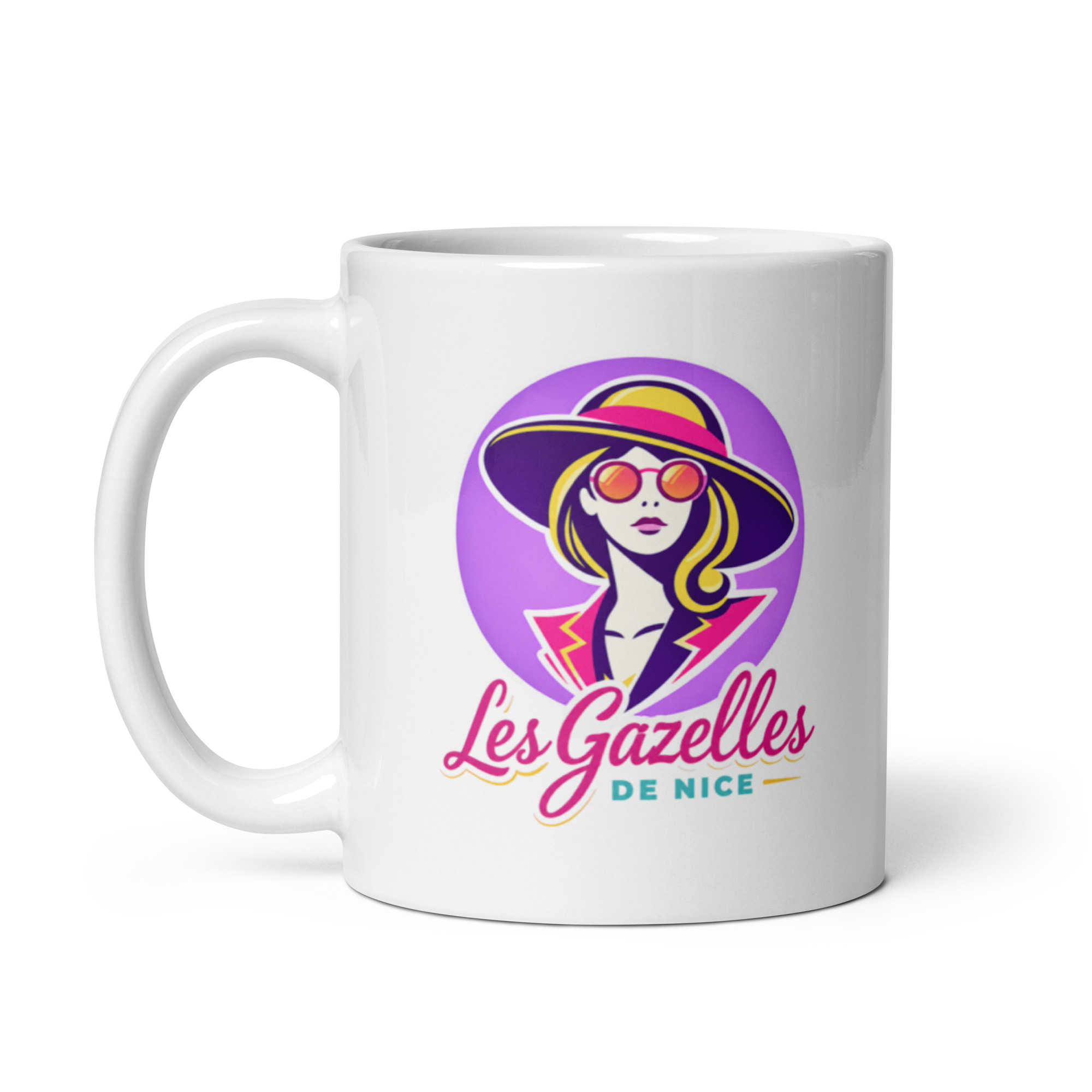 Mug Les Gazelles — Logo violet – Image 2